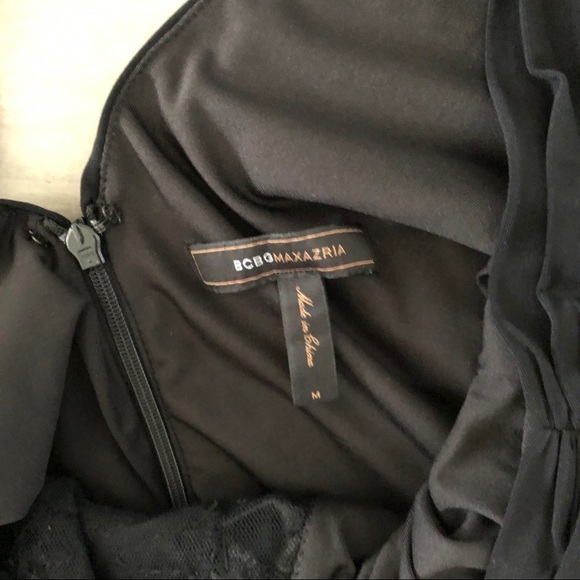 Bcbg MaxAzria sleevesless midi black dress size M - Picture 4 of 8